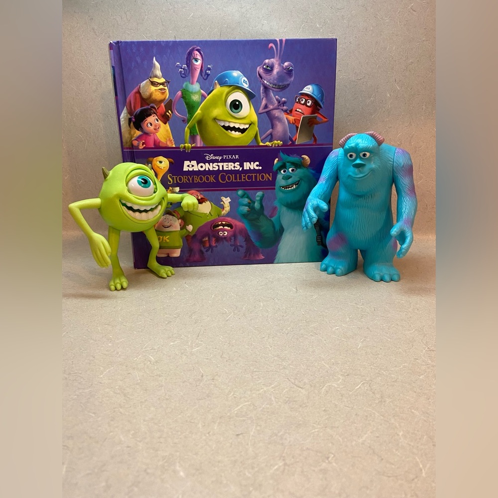 Monsters Inc Figures and Book